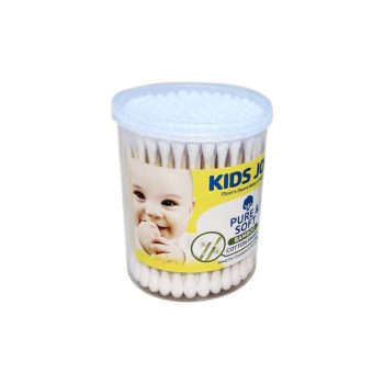 Kids Joy 100 Bamboo Cotton Buds Cannister