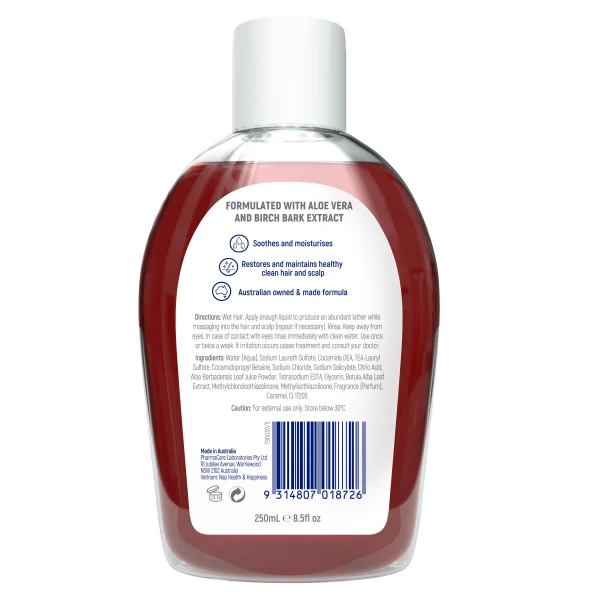 REDWIN COAL TAR SHAMPOO 250ML - Image 2