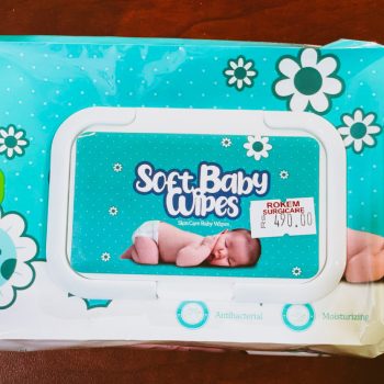 Soft baby wipes